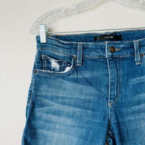 Joe's Jeans Raw-Hem Boyfriend Bermuda Short woman’s 28 - Picture 2 of 10